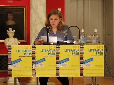 Literaturpreis Mecklenburg-Vorpommern 2017 - Katharina Lang