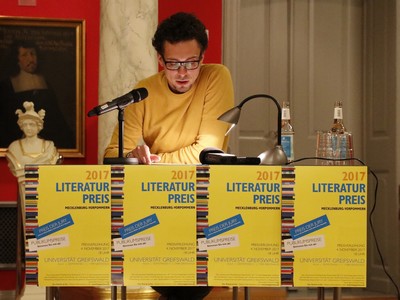Literaturpreis Mecklenburg-Vorpommern 2017 - Steffen Dürre